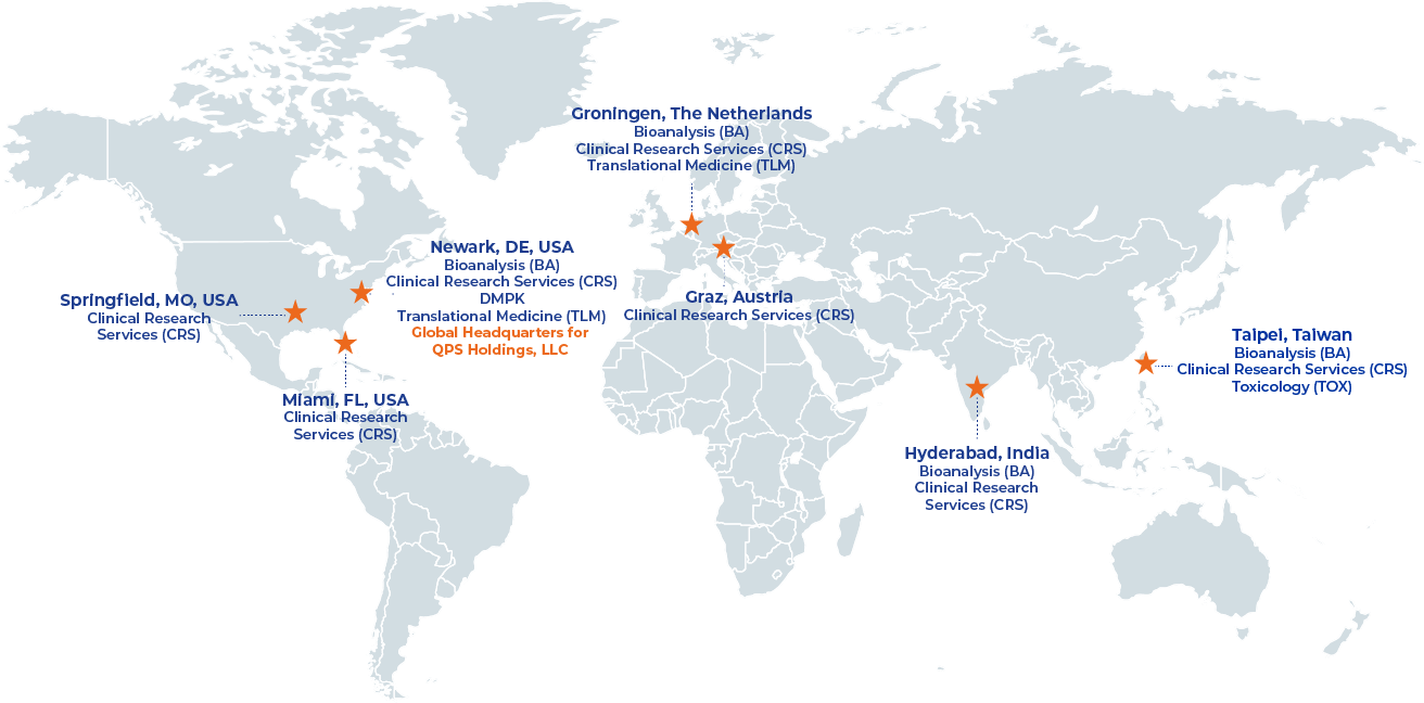 QPS Map with Sites